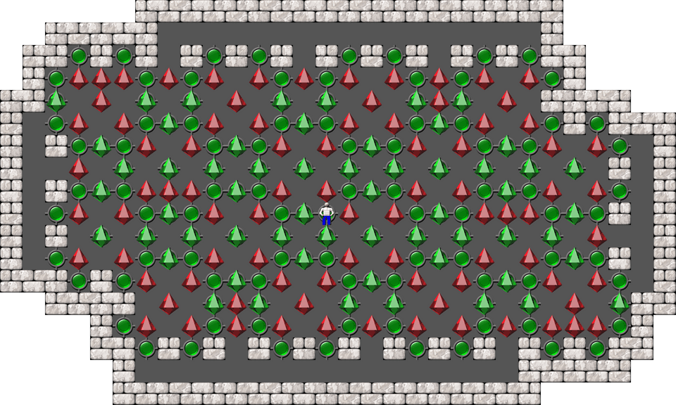 Sokoban Sasquatch 05 Arranged level 47